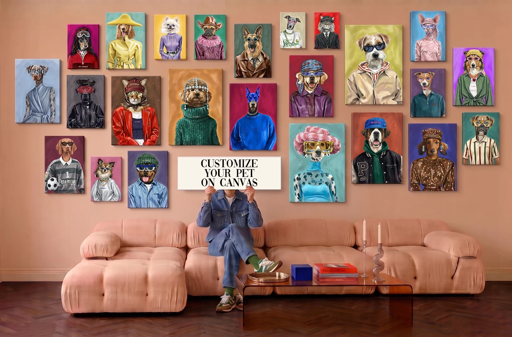 PET-A-PORTRAIT gallery wall